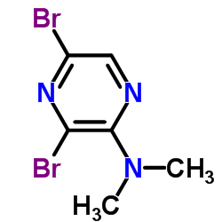 3,5-Dibromo-N,N-dimethylpyrazin-2-amine_84539-07-1