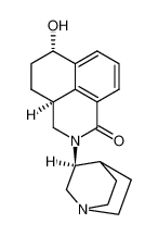 2-(1'-azabicyclo[2.2.2]oct-3'S-yl)-6S-hydroxy-2,3,3aS,4,5,6-hexahydro-1H-benz[de]isoquinolin-1-one_848074-08-8