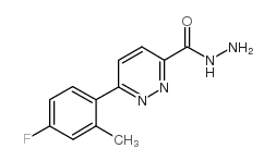 6-(4-fluoro-2-methylphenyl)pyridazine-3-carbohydrazide_848953-32-2