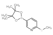 2-methylsulfanyl-5-(4,4,5,5-tetramethyl-1,3,2-dioxaborolan-2-yl)pyridine_849934-89-0