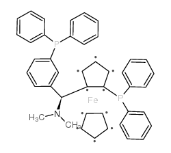 (S)-(+)-[(S)-2-Diphenylphosphinoferrocenyl] (N,N-dimethylamino) (2-diphenylphosphinophenyl)methane_850444-36-9