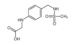 2-[4-(methanesulfonamidomethyl)anilino]acetic acid_851680-14-3