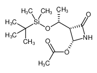 [(2R,3S)-3-[(1R)-1-[tert-butyl(dimethyl)silyl]oxyethyl]-4-oxoazetidin-2-yl] acetate_85954-95-6