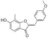 (2Z)-6-Hydroxy-2-(4-methoxybenzylidene)-7-methyl-1-benzofuran-3(2H)-one_859663-74-4