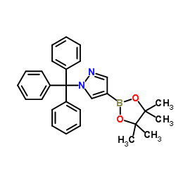 4-(4,4,5,5-Tetramethyl-1,3,2-dioxaborolan-2-yl)-1-trityl-1H-pyrazole_863238-73-7
