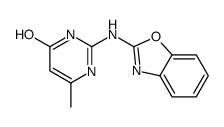 2-(1,3-Benzoxazol-2-ylamino)-6-methyl-4-pyrimidinol_86328-33-8