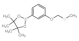 4,4,5,5-tetramethyl-2-[3-(methylsulfanylmethoxy)phenyl]-1,3,2-dioxaborolane_864754-44-9