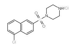 1-(5-chloronaphthalen-2-yl)sulfonylpiperazine,hydrochloride_864759-58-0