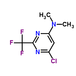 6-Chloro-N,N-dimethyl-2-(trifluoromethyl)pyrimidin-4-amine_866648-53-5