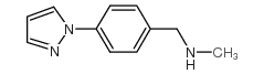 N-methyl-1-(4-pyrazol-1-ylphenyl)methanamine_866781-88-6