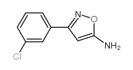 3-(3-chlorophenyl)-1,2-oxazol-5-amine_86685-95-2