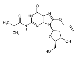 8-ALLYLOXY-N2-ISOBUTYRYL-2'-DEOXYGUANOSINE_869354-75-6