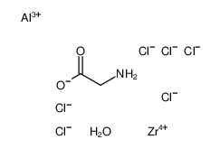 aluminum,2-aminoacetate,zirconium(4+),hexachloride,hydrate_87111-69-1