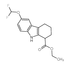 ethyl 6-(difluoromethoxy)-2,3,4,9-tetrahydro-1h-carbazole-1-carboxylate_871586-76-4