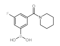 (3-Fluoro-5-(piperidine-1-carbonyl)phenyl)boronic acid_874219-43-9