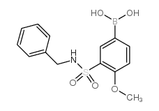 3-(n-benzylsulfamoyl)-4-methoxyphenylboronic acid_874219-51-9