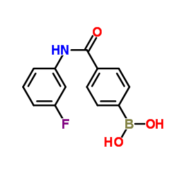 {4-[(3-Fluorophenyl)carbamoyl]phenyl}boronic acid_874288-05-8