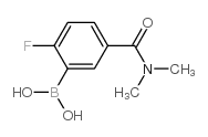 (5-(Dimethylcarbamoyl)-2-fluorophenyl)boronic acid_874289-46-0