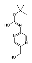 tert-butyl N-[5-(hydroxymethyl)pyrazin-2-yl]carbamate_874476-55-8