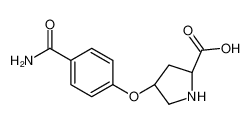 (2S,4S)-4-(4-carbamoylphenoxy)pyrrolidine-2-carboxylic acid_876752-29-3