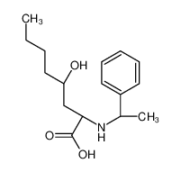 (2R,4S)-4-hydroxy-2-[[(1R)-1-phenylethyl]amino]octanoic acid_877475-68-8