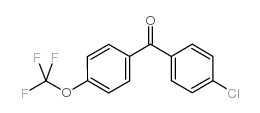 (4-Chlorophenyl)(4-(trifluoromethoxy)phenyl)methanone_87996-55-2