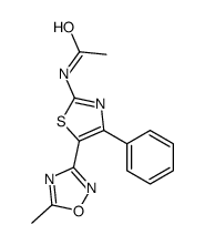 N-[5-(5-methyl-1,2,4-oxadiazol-3-yl)-4-phenyl-1,3-thiazol-2-yl]acetamide_881028-31-5