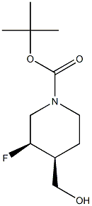 (3S,4R)-rel-1-Boc-3-fluoro-4-(hydroxyMethyl)piperidine_882033-93-4