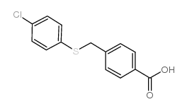 4-[(4-chlorophenyl)sulfanylmethyl]benzoic acid_88382-51-8