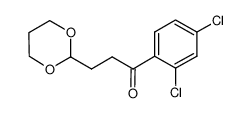 1-(2,4-dichlorophenyl)-3-(1,3-dioxan-2-yl)propan-1-one_884504-46-5