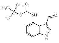 tert-Butyl 3-formyl-1H-indol-4-ylcarbamate_885266-77-3