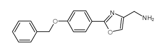 N-methyl-2-(4-phenylmethoxyphenyl)-1,3-oxazol-4-amine_885273-44-9