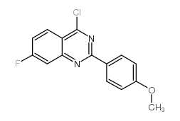 4-chloro-7-fluoro-2-(4-methoxyphenyl)quinazoline_885277-27-0