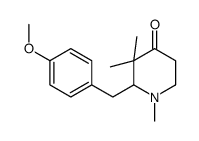 2-[(4-methoxyphenyl)methyl]-1,3,3-trimethylpiperidin-4-one_88532-25-6