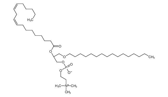 (2R)-3-(Hexadecyloxy)-2-[(9Z,12Z)-9,12-octadecadienoyloxy]propyl 2-(trimethylammonio)ethyl phosphate_88542-95-4