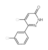 4-chloro-3-(3-chlorophenyl)-1H-pyridazin-6-one_886497-43-4