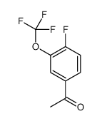 1-[4-Fluoro-3-(trifluoromethoxy)phenyl]ethanone_886501-44-6