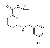 tert-butyl 3-[(3-bromophenyl)methylamino]piperidine-1-carboxylate_887584-36-3