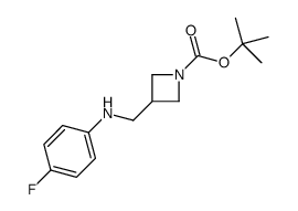 tert-butyl 3-[(4-fluoroanilino)methyl]azetidine-1-carboxylate_887590-04-7
