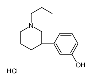 3-[(3S)-1-Propyl-3-piperidinyl]phenol hydrochloride (1:1)_88768-67-6
