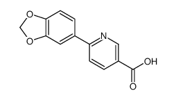 6-(1,3-benzodioxol-5-yl)pyridine-3-carboxylic acid_887976-73-0