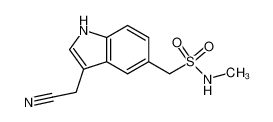 3-(Cyanomethyl)-N-methyl-1H-indole-5-methanesulphonamide_88918-76-7