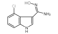 n-hydroxy-4-chloro-1h-indole-3-carboxamidine_889942-75-0