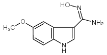 N-HYDROXY-5-METHOXYINDOLE-3-CARBOX AMIDINE_889943-79-7