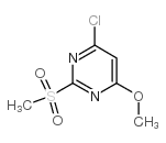 4-Chloro-6-methoxy-2-(methylsulfonyl)pyrimidine_89466-55-7