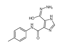 4-(hydrazinecarbonyl)-N-(4-methylphenyl)-1H-imidazole-5-carboxamide_89562-41-4