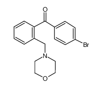 (4-bromophenyl)-[2-(morpholin-4-ylmethyl)phenyl]methanone_898750-32-8