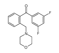 (3,5-difluorophenyl)-[2-(morpholin-4-ylmethyl)phenyl]methanone_898751-21-8