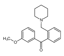(3-methoxyphenyl)-[2-(piperidin-1-ylmethyl)phenyl]methanone_898751-77-4