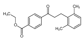 ethyl 4-[3-(2,6-dimethylphenyl)propanoyl]benzoate_898754-55-7